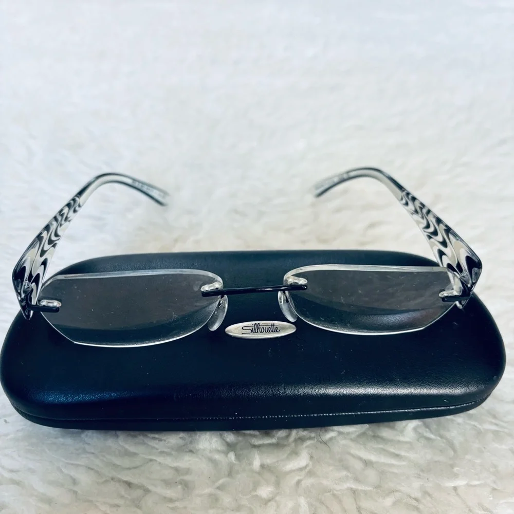Silhouette Austria Rimless 4208 50 6051 Eyeglasses Frame w/ Case size 51x17 135